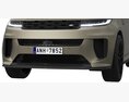 Land Rover Range Rover Sport SV 2024 3Dモデル clay render