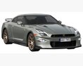 Nissan GT-R 2024 3D 모델  back view