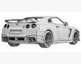 Nissan GT-R 2024 3Dモデル
