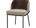 Minotti Fil Noir Dining Chair Modelo 3d