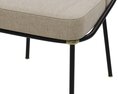 Minotti Fil Noir Dining Chair 3d model