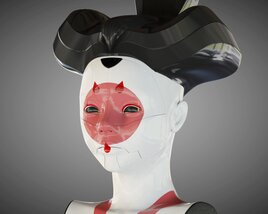 Ghost In The Shell Geisha Modello 3D