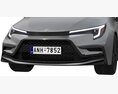 Toyota Corolla Sedan hybrid 2023 3Dモデル clay render