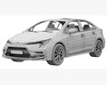 Toyota Corolla Sedan hybrid 2023 3D модель