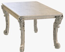 Kare Table Romantico Silver Modèle 3D