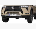 Lexus GX Overtrail 2024 3D模型 clay render