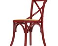 Home Concept Silvie Rouge Chair Modello 3D