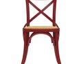 Home Concept Silvie Rouge Chair Modèle 3d