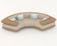 Il Loft Rodi Semicircolare Sofa 3D-Modell
