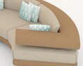 Il Loft Rodi Semicircolare Sofa Modèle 3d