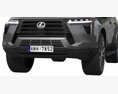 Lexus GX 2024 3d model clay render