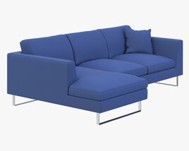 Jasper Modern Corner Sofa 3D-Modell