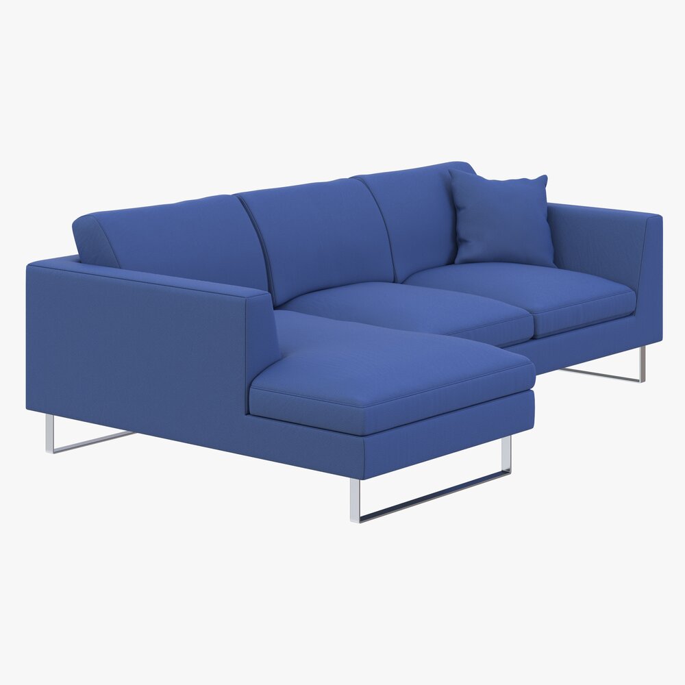 Jasper Modern Corner Sofa 3D 모델 
