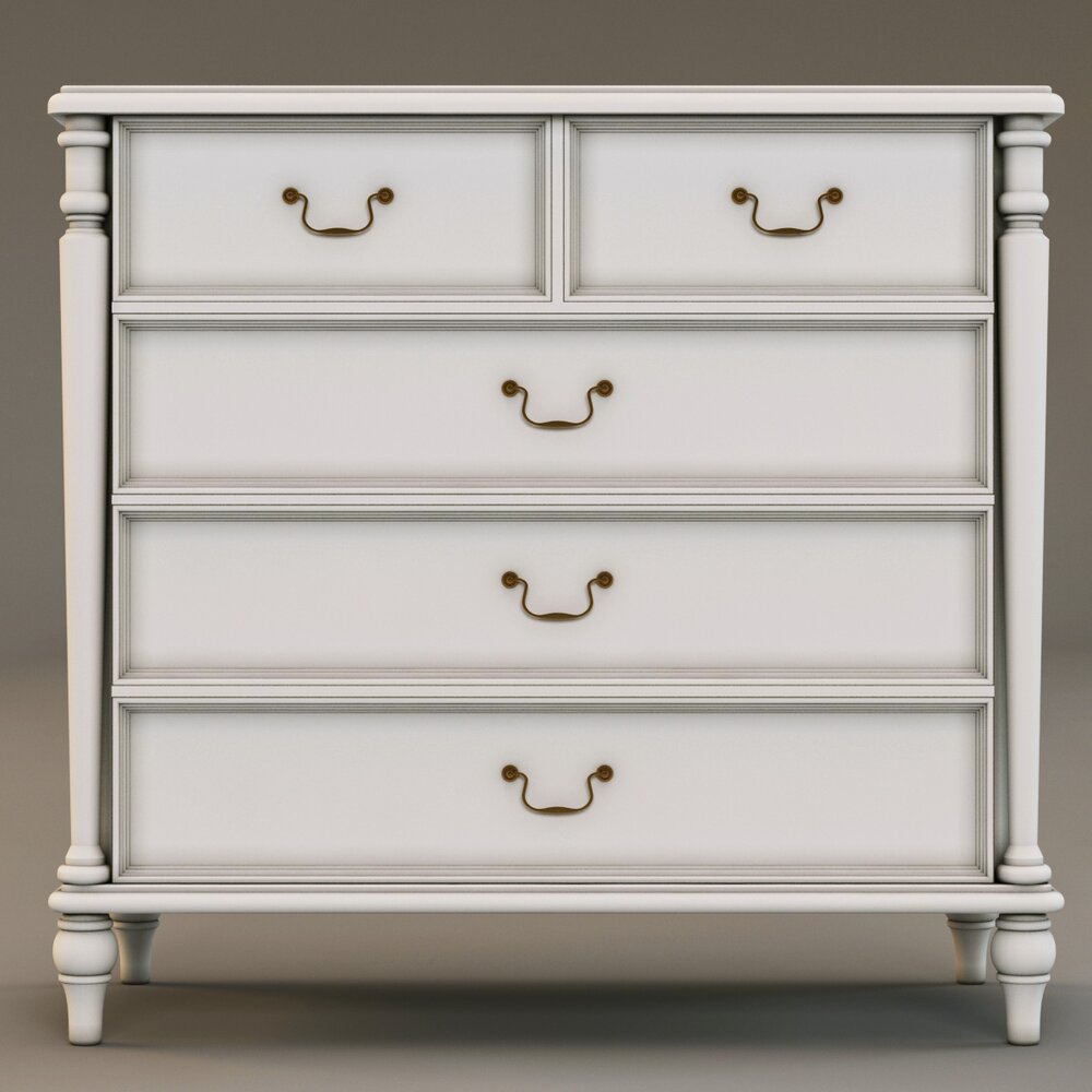 Laura Ashley Chest Of Drawers 3D模型