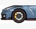 Nissan GT-R Nismo 2024 3D模型 正面图