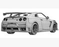 Nissan GT-R Nismo 2024 Modello 3D