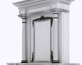 Marble Fireplace 3 3d model