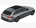 Mercedes-Benz E-Class Estate 3D 모델  top view