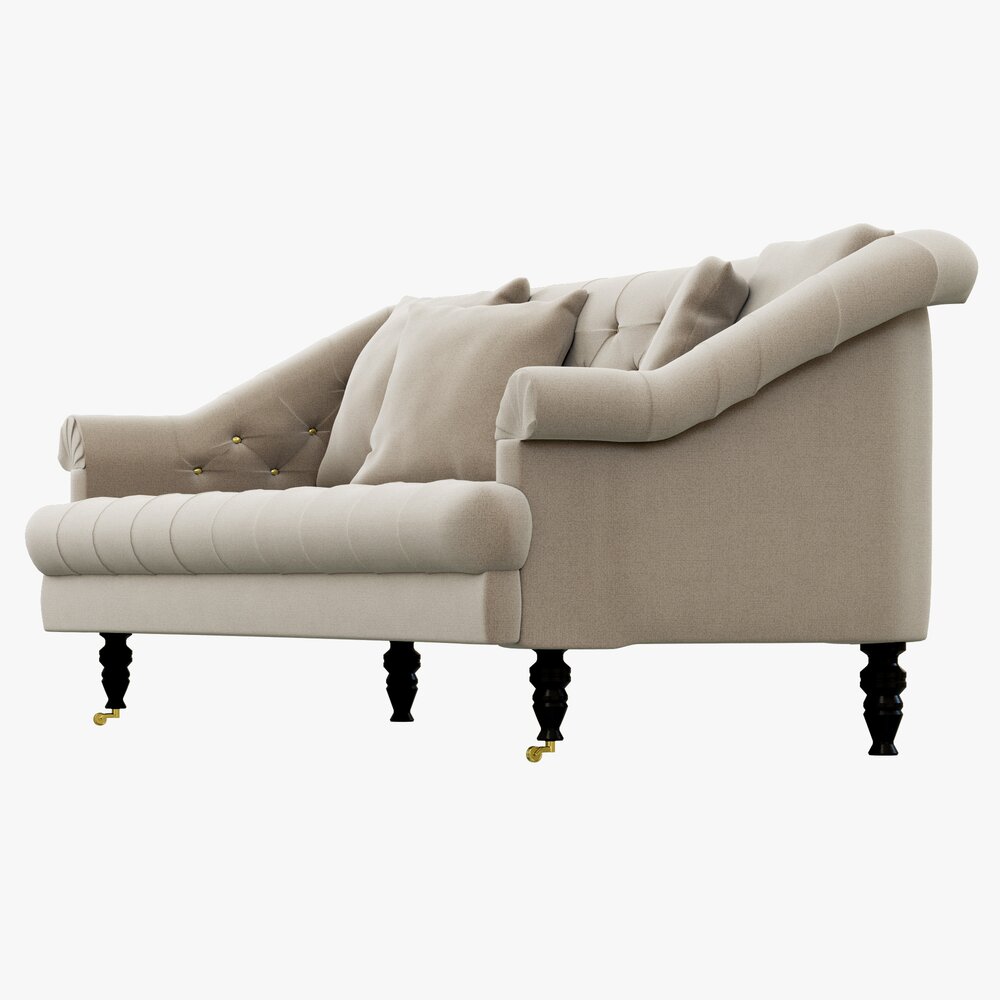 Ralph Lauren Higgins Sofa Modelo 3D