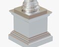 Ralph Lauren Regency Column Table Lamp 3D 모델 