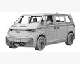 Volkswagen ID Buzz LWB 2023 3D модель