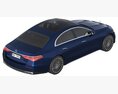 Mercedes-Benz E-Class 3D模型 顶视图