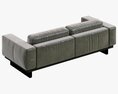 Restoration Hardware Durrell Leather Sofa 3D-Modell