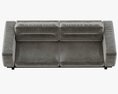 Restoration Hardware Durrell Leather Sofa 3D 모델 