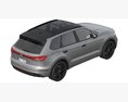 Volkswagen Touareg R eHybrid 2024 3D 모델  top view