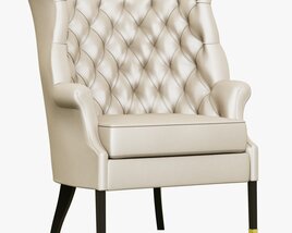 Restoration Hardware 19th English Wing Chair Modèle 3D