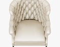 Restoration Hardware 19th English Wing Chair Modèle 3d