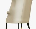Restoration Hardware 19th English Wing Chair Modelo 3d
