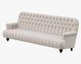 Restoration Hardware 1860 Napoleonic Tufted Upholstered Sofa Modelo 3D