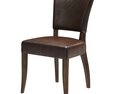 Restoration Hardware Adele Leather Side Chair Modelo 3D