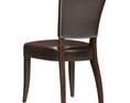 Restoration Hardware Adele Leather Side Chair 3Dモデル