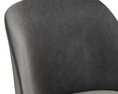 Restoration Hardware Alessa Leather Desk Chair - Pewter Modelo 3d