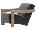 Restoration Hardware Alta Leather Chair 3D模型