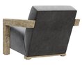 Restoration Hardware Alta Leather Chair 3Dモデル