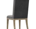 Restoration Hardware Ames Leather Dining Side Chair Modelo 3d