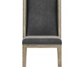 Restoration Hardware Ames Leather Dining Side Chair Modelo 3D