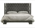 Restoration Hardware Atherton Leather Bed 3D-Modell