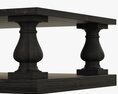 Restoration Hardware Balustrade Salvaged Wood Coffee Table 3D-Modell