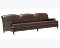 Restoration Hardware Barclay Leather Sofa Modelo 3D