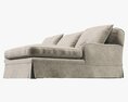 Restoration Hardware Belgian Classic Roll Arm Slipcovered Right-Arm Chaise Sectional 3Dモデル