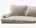 Restoration Hardware Belgian Classic Roll Arm Slipcovered Right-Arm Chaise Sectional Modelo 3d