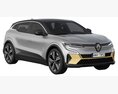 Renault Megane E-Tech 3D 모델  back view