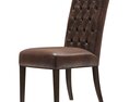 Restoration Hardware Bennett Parsons Leather Side Chair 3d model