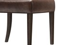 Restoration Hardware Bennett Parsons Leather Side Chair Modèle 3d