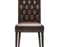 Restoration Hardware Bennett Parsons Leather Side Chair Modèle 3d