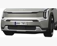 Kia EV9 Modelo 3d argila render